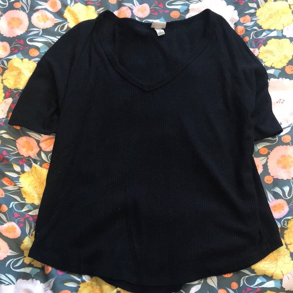 Black V-Neck